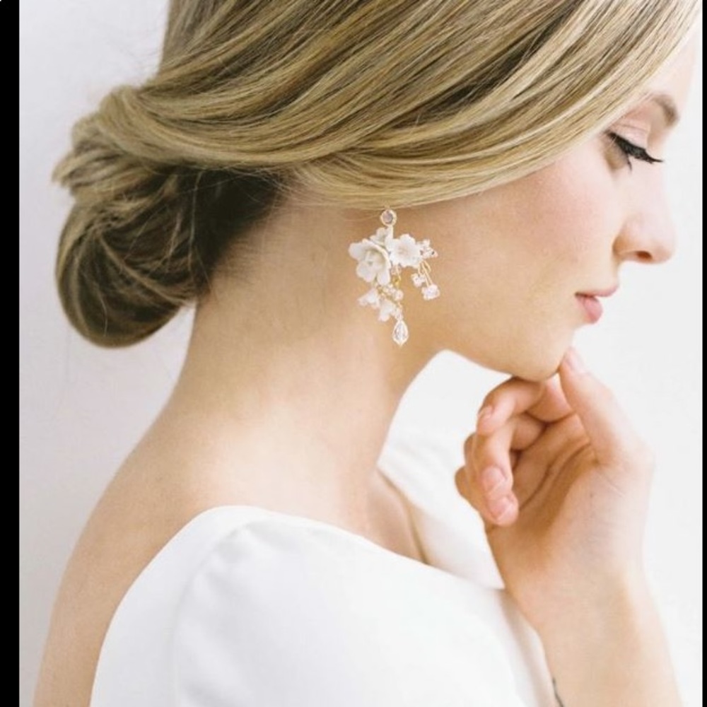 Bridal Chandelier Earrings | May Fleurs